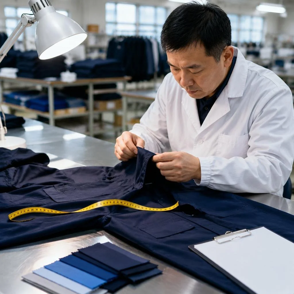 quality-checking-workwear-uniform-measurements-apparel-the-hub