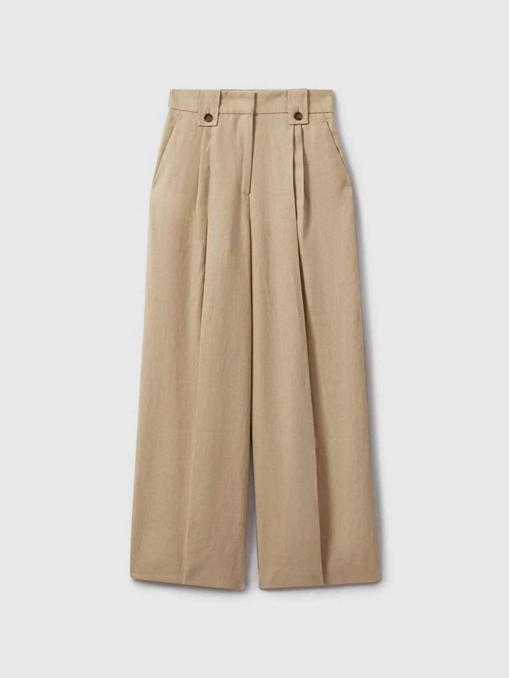 apparel-the-hub-beige-wide-leg-pleated-trousers