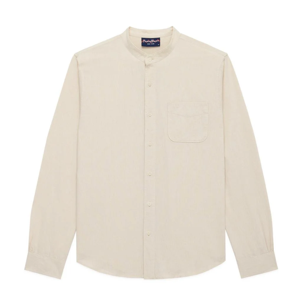 apparel-the-hub-cream-mandarin-collar-linen-shirt