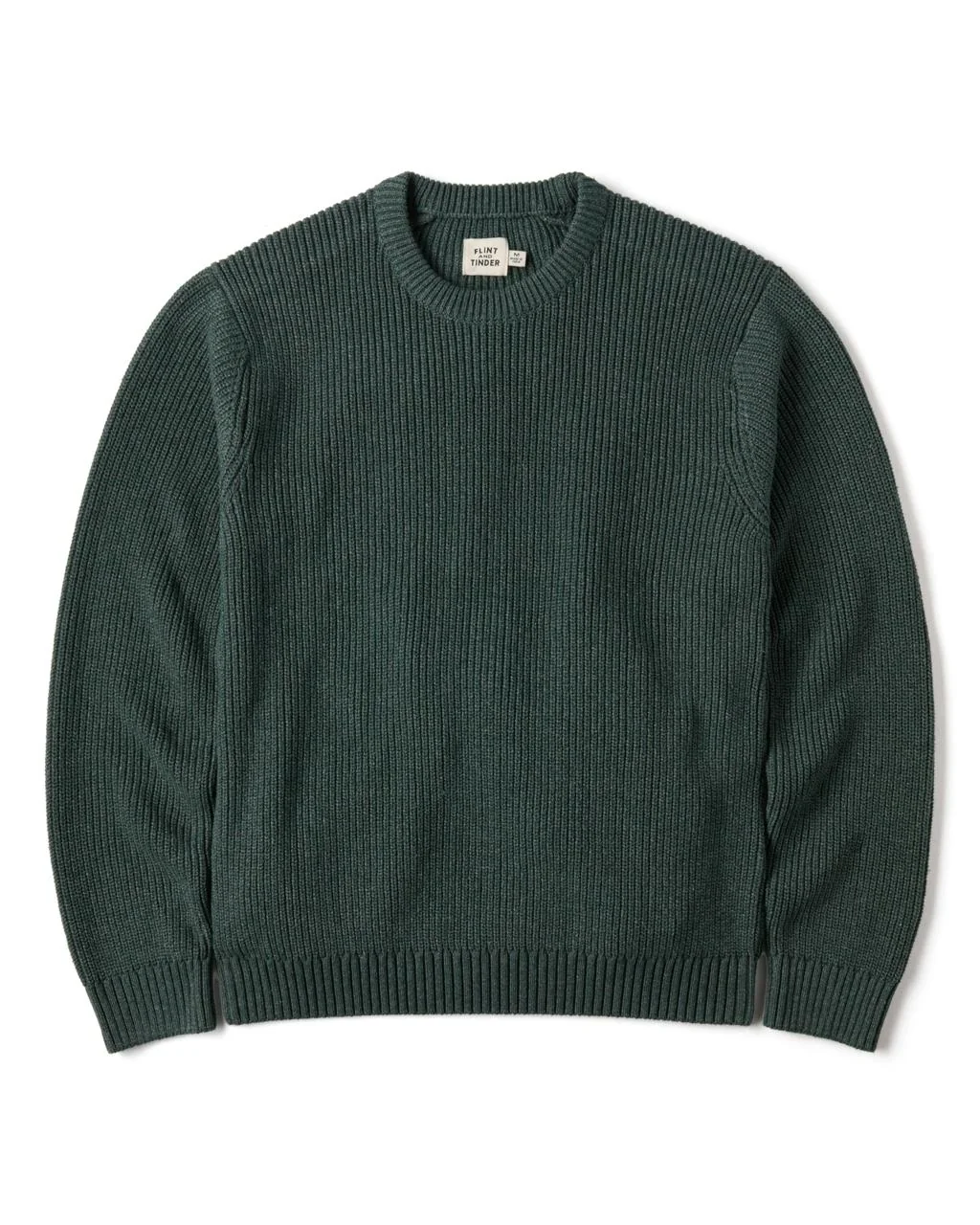 apparel-the-hub-jumpers-layering-green-ribbed-crew-neck-jumper