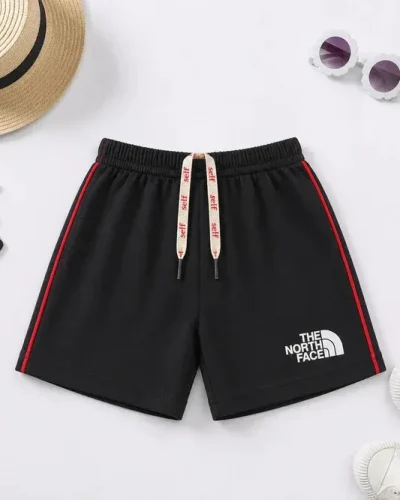 apparel-the-hub-kidswear-black-kids-shorts-red-side-stripes